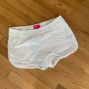 Lilly Pulitzer For Target White Eyelet Shorts - M